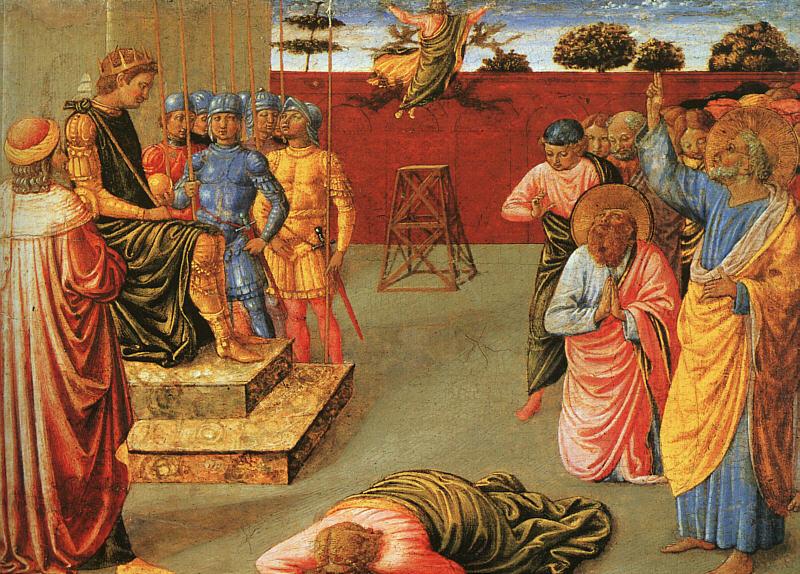 The Fall of Simon Magus, Benozzo Gozzoli